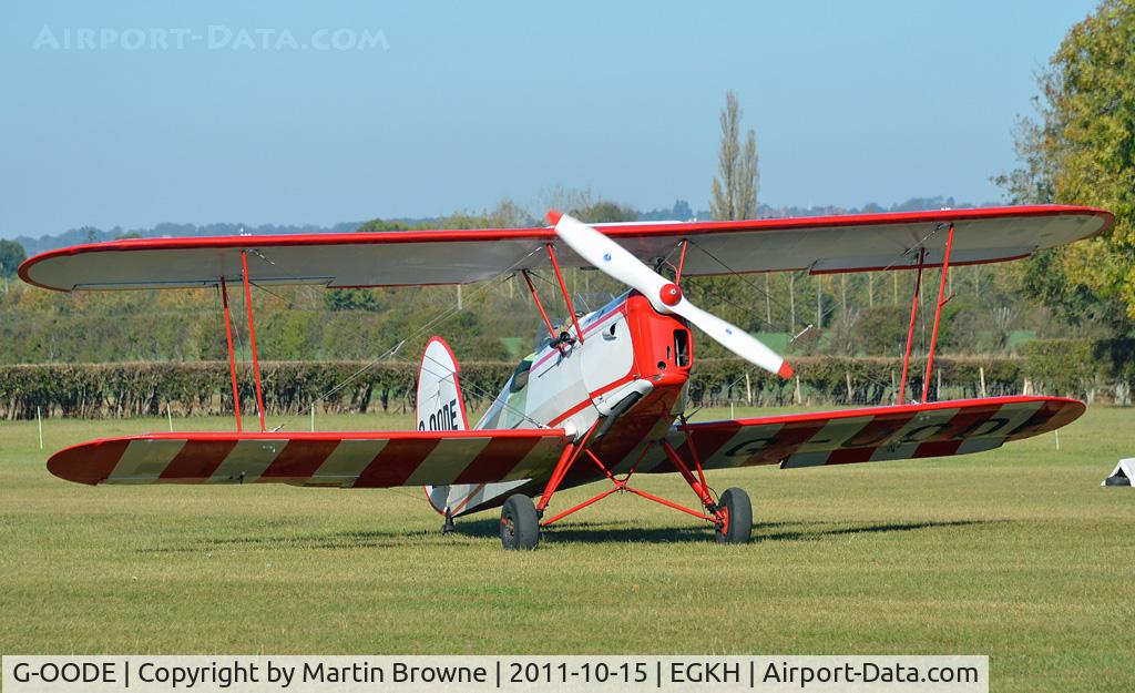 G-OODE, 1947 Stampe-Vertongen SV-4C C/N 500, SHOT AT HEADCORN