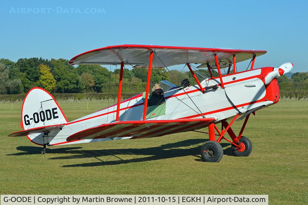 G-OODE, 1947 Stampe-Vertongen SV-4C C/N 500, SHOT AT HEADCORN