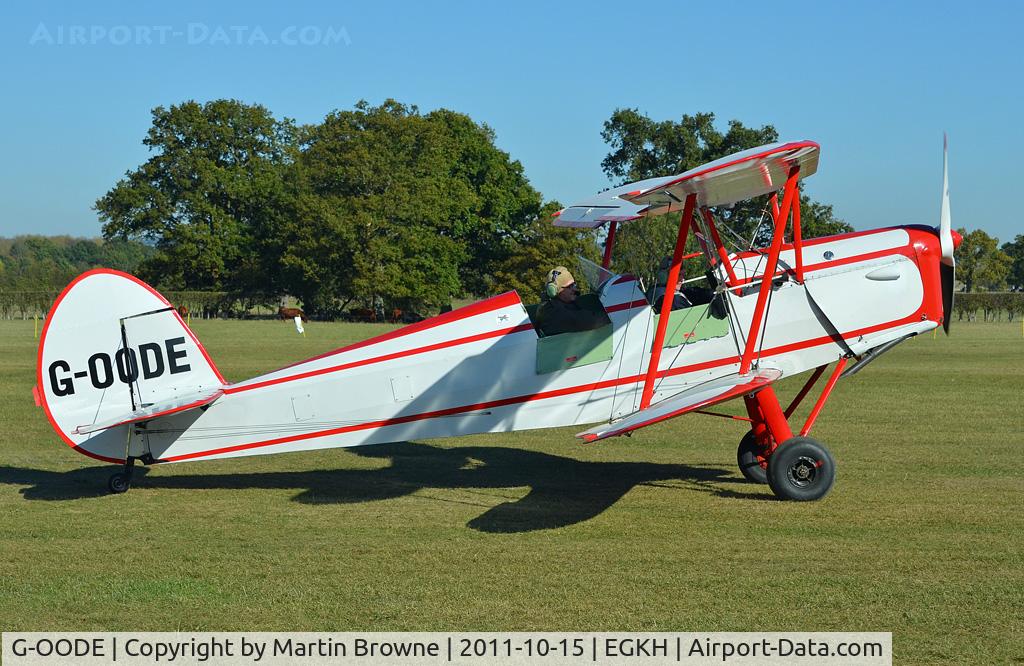 G-OODE, 1947 Stampe-Vertongen SV-4C C/N 500, SHOT AT HEADCORN