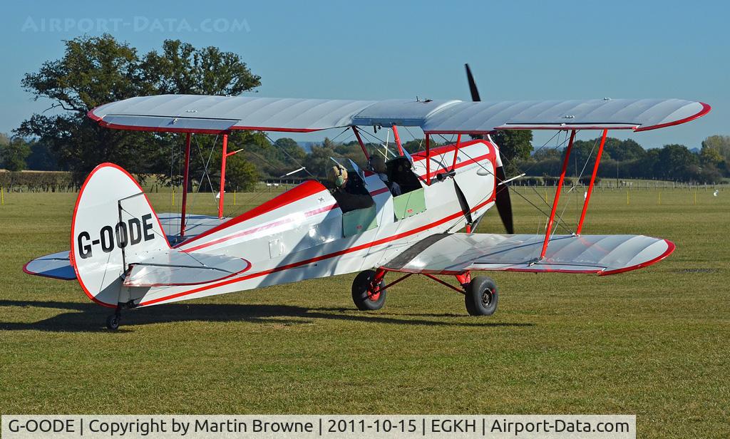 G-OODE, 1947 Stampe-Vertongen SV-4C C/N 500, SHOT AT HEADCORN