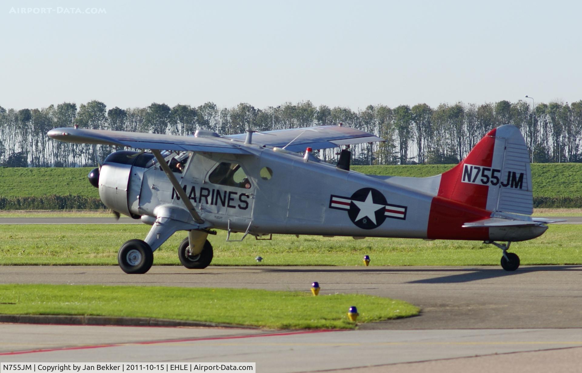 N755JM, 1957 De Havilland Canada U-6A Beaver C/N 1143, Heading to the runway for take off.