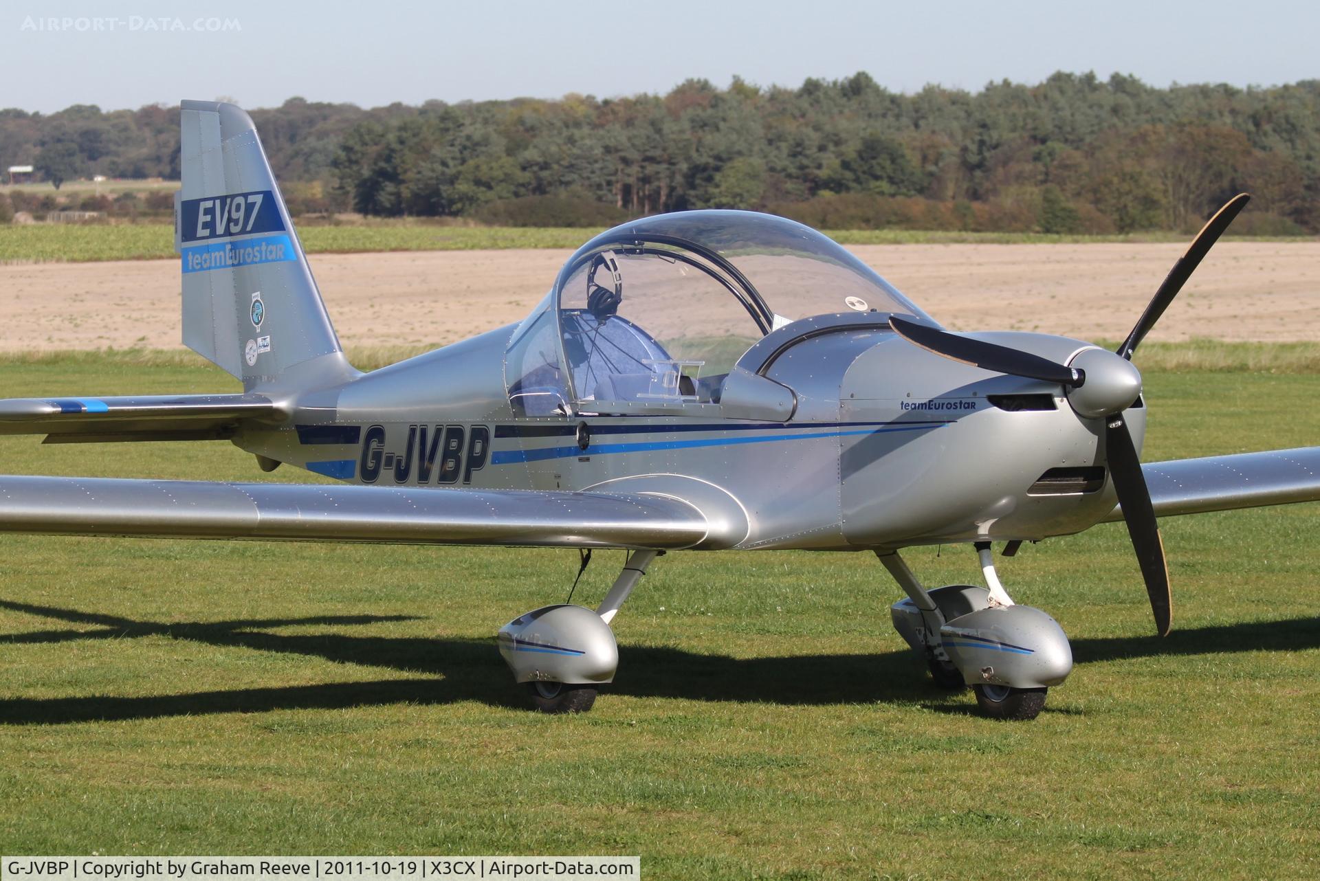 G-JVBP, 2006 Aerotechnik EV-97 TeamEurostar UK C/N 2730, Parked at Northrepps.