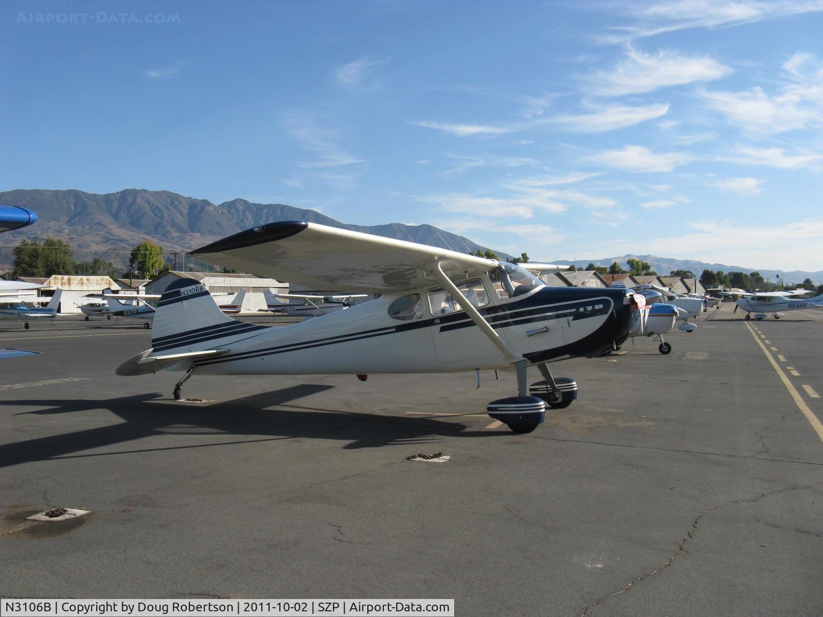 N3106B, 1952 Cessna 170B C/N 25348, 1952 Cessna 170B, Continental C145 145 Hp