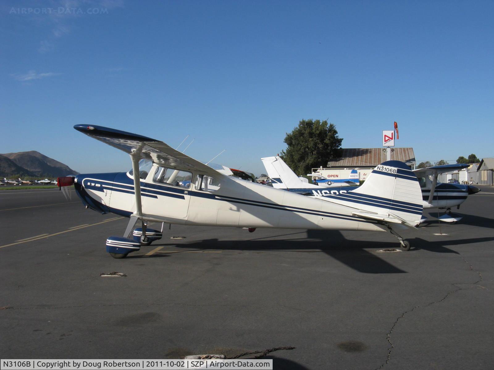 N3106B, 1952 Cessna 170B C/N 25348, 1952 Cessna 170B, Continental C145 145 Hp