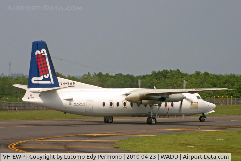 VH-EWP, 1976 Fokker F-27-500RF Friendship C/N 10534, U N K