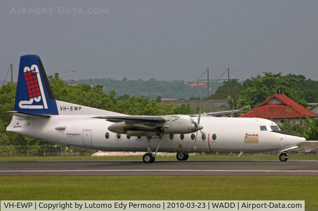 VH-EWP, 1976 Fokker F-27-500RF Friendship C/N 10534, U N K