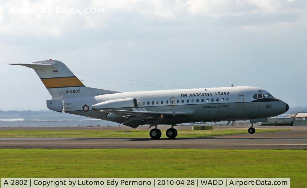 A-2802, 1975 Fokker F.28-3000 Fellowship C/N 11113, Indonesian Air Force