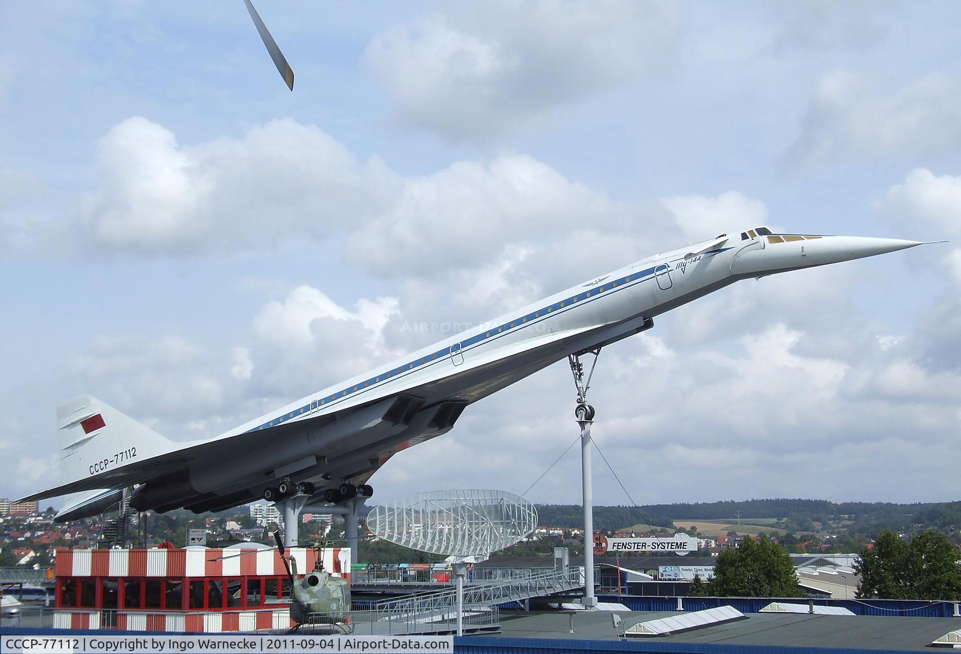 CCCP-77112, 1979 Tupolev Tu-144D C/N 07-1, Tupolev Tu-144 CHARGER at the Auto & Technik Museum, Sinsheim