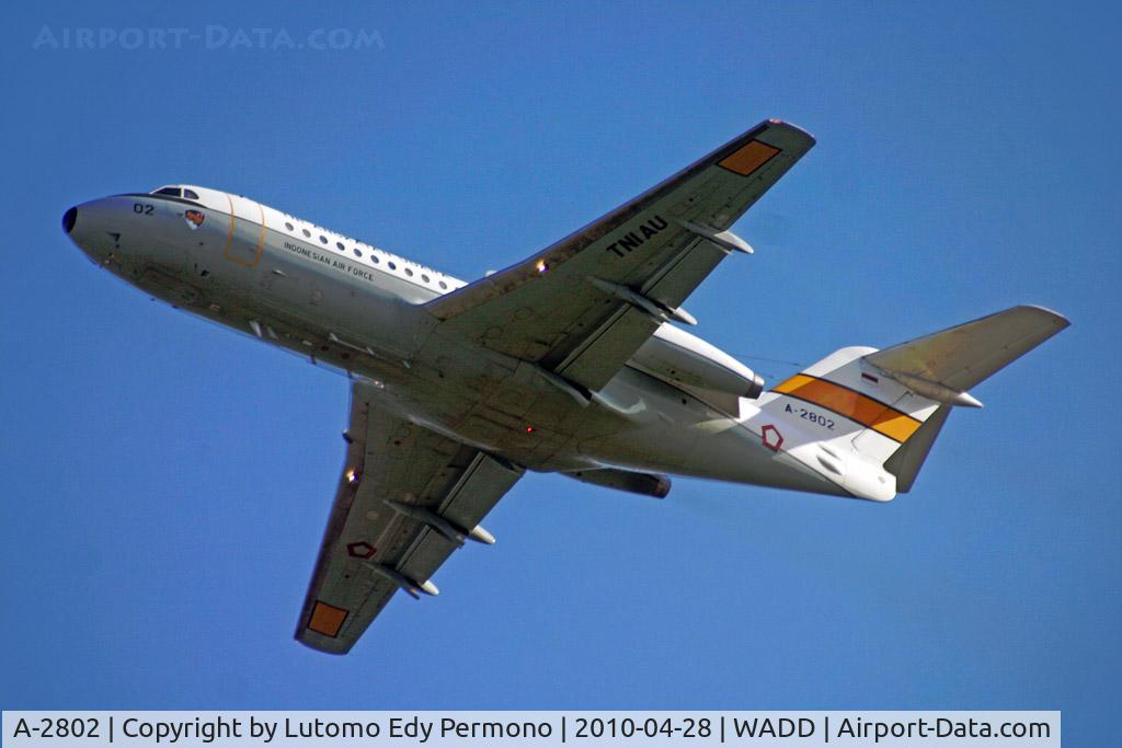 A-2802, 1975 Fokker F.28-3000 Fellowship C/N 11113, Indonesian Airforce