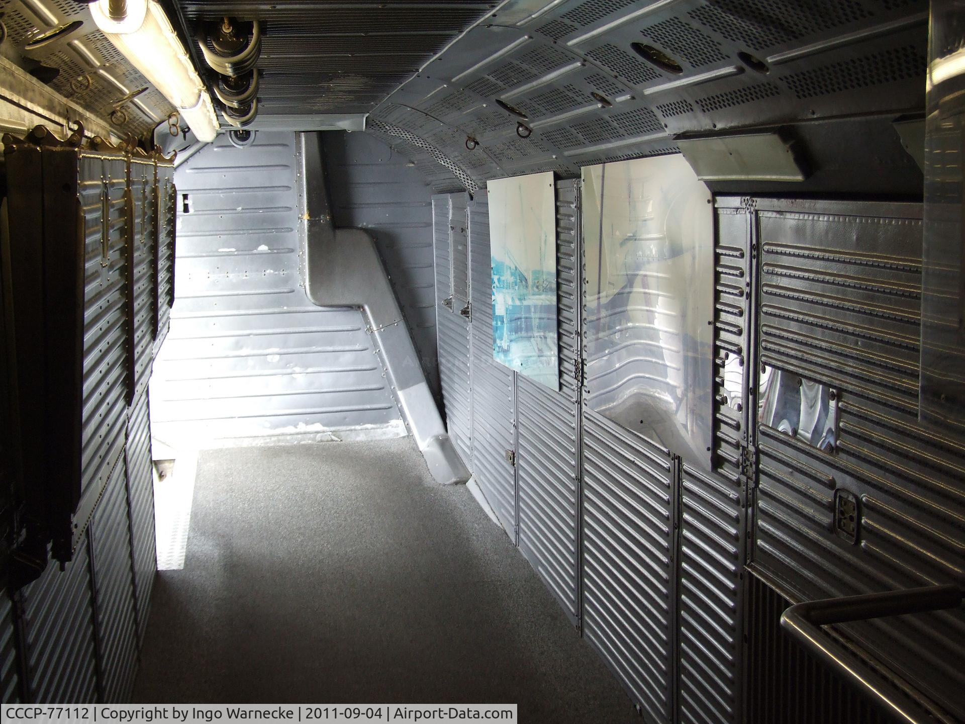 CCCP-77112, 1979 Tupolev Tu-144D C/N 07-1, Tupolev Tu-144 CHARGER at the Auto & Technik Museum, Sinsheim - entering the fuselage at the back through the ?cargo hold?  #i