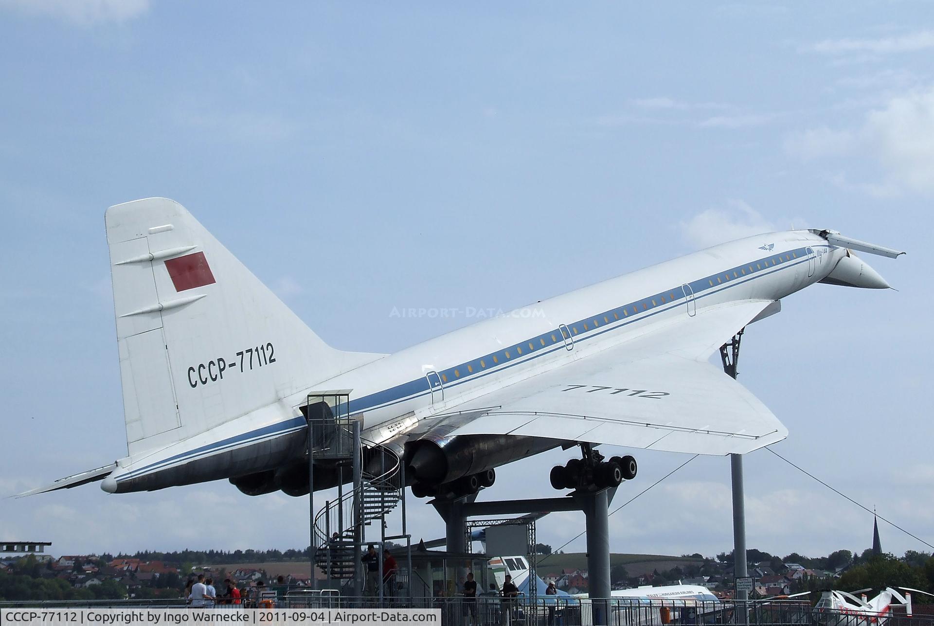 CCCP-77112, 1979 Tupolev Tu-144D C/N 07-1, Tupolev Tu-144 CHARGER at the Auto & Technik Museum, Sinsheim