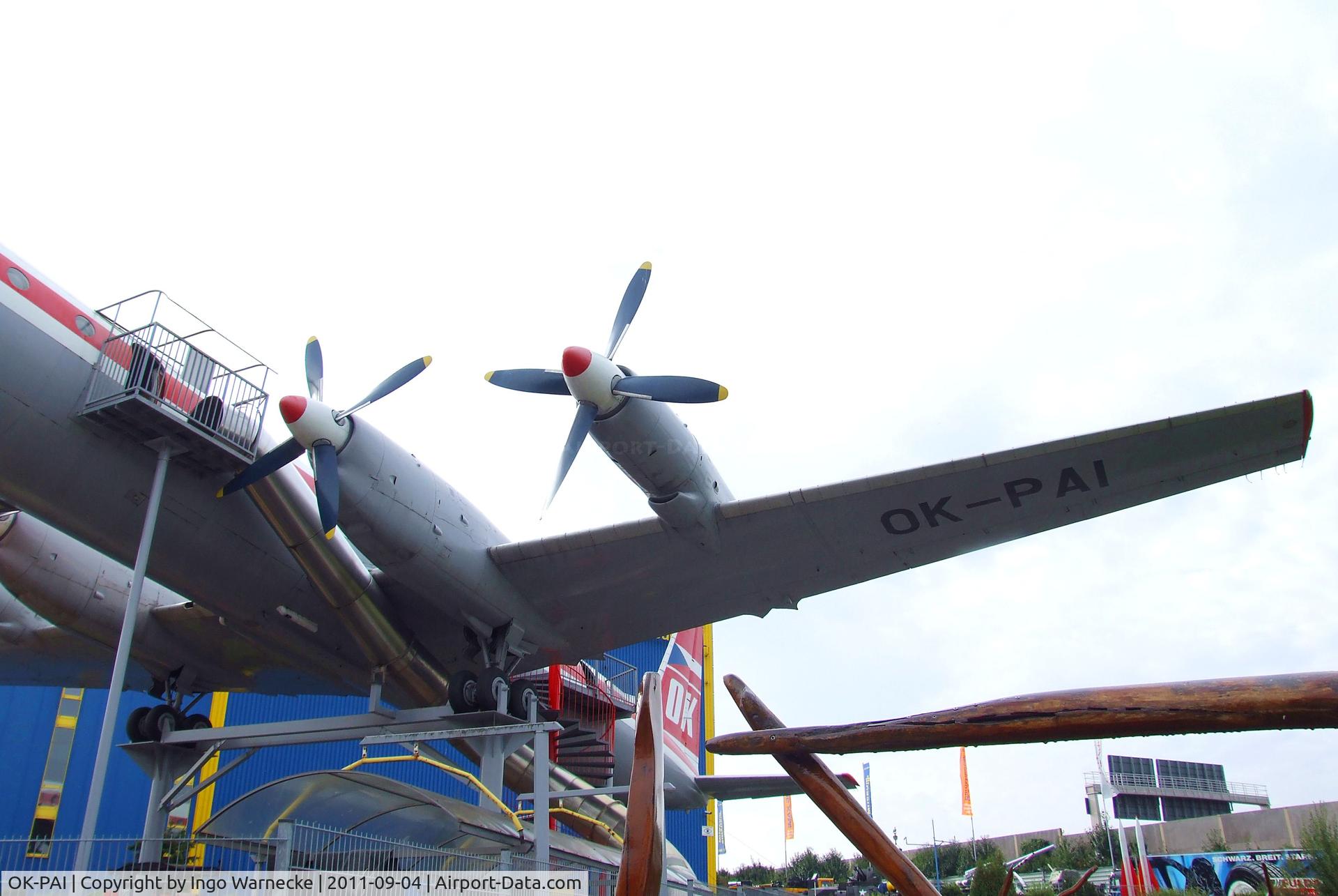 OK-PAI, 1967 Ilyushin IL-18V C/N 187009903, Ilyushin Il-18 COOT at the Auto & Technik Museum, Sinsheim