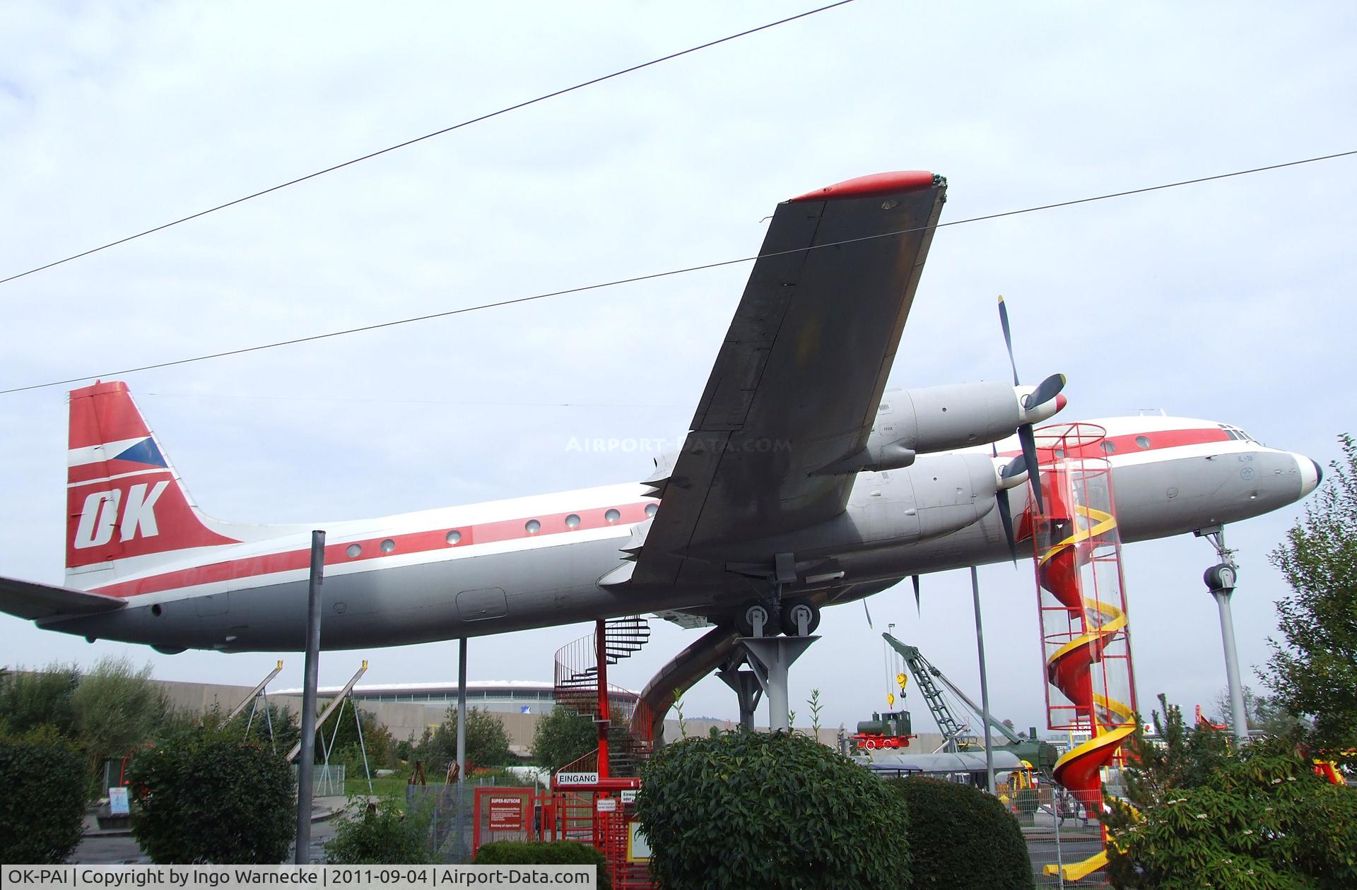 OK-PAI, 1967 Ilyushin IL-18V C/N 187009903, Ilyushin Il-18 COOT at the Auto & Technik Museum, Sinsheim