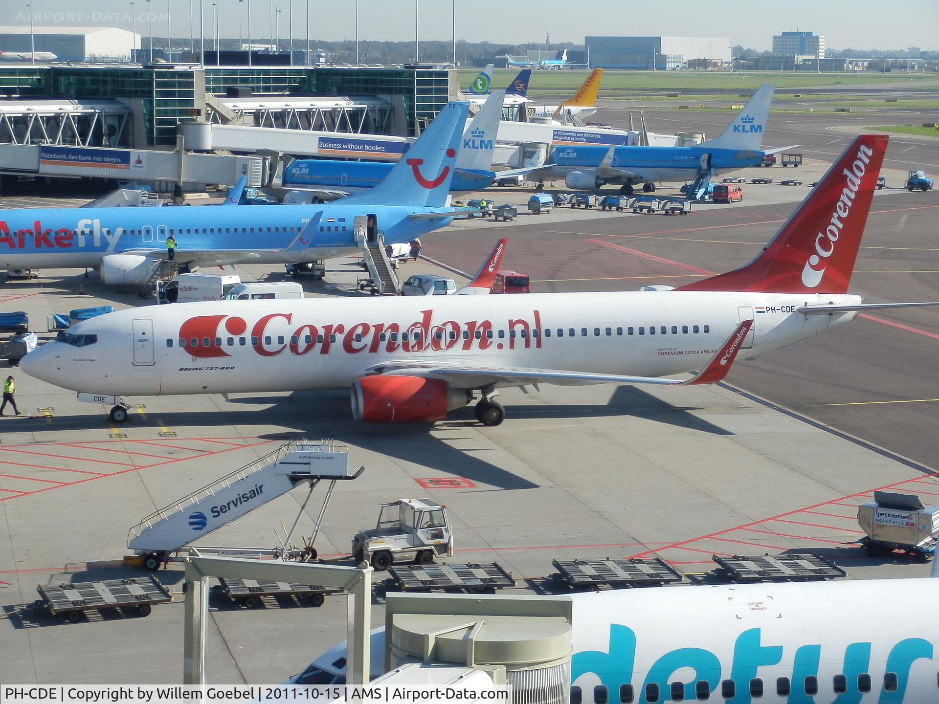PH-CDE, 2008 Boeing 737-86Q C/N 35795, Arival on Schiphol Airport