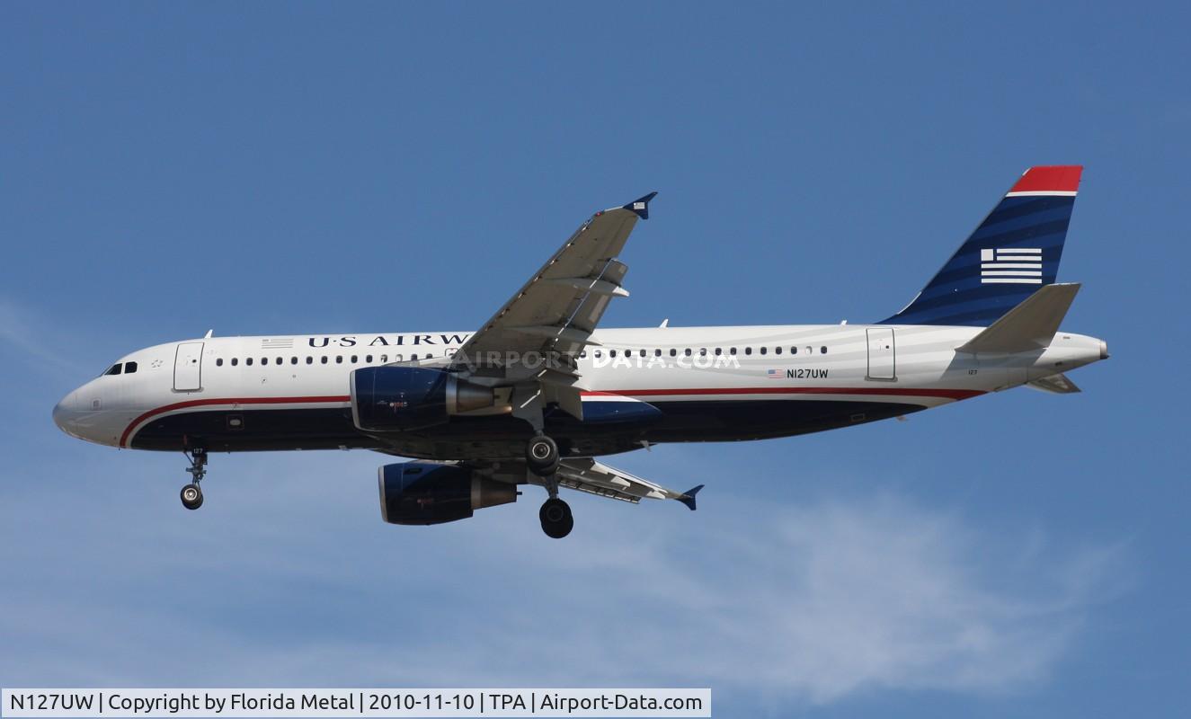 N127UW, 2010 Airbus A320-214 C/N 4202, US Airways
