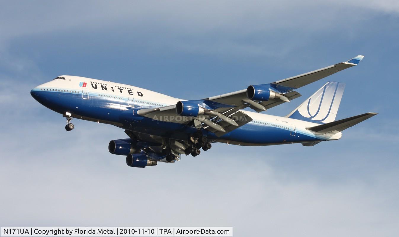 N171UA, 1989 Boeing 747-422 C/N 24322, United 747