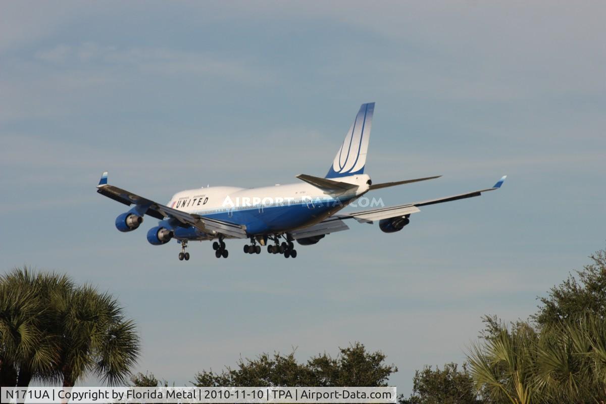 N171UA, 1989 Boeing 747-422 C/N 24322, United 747