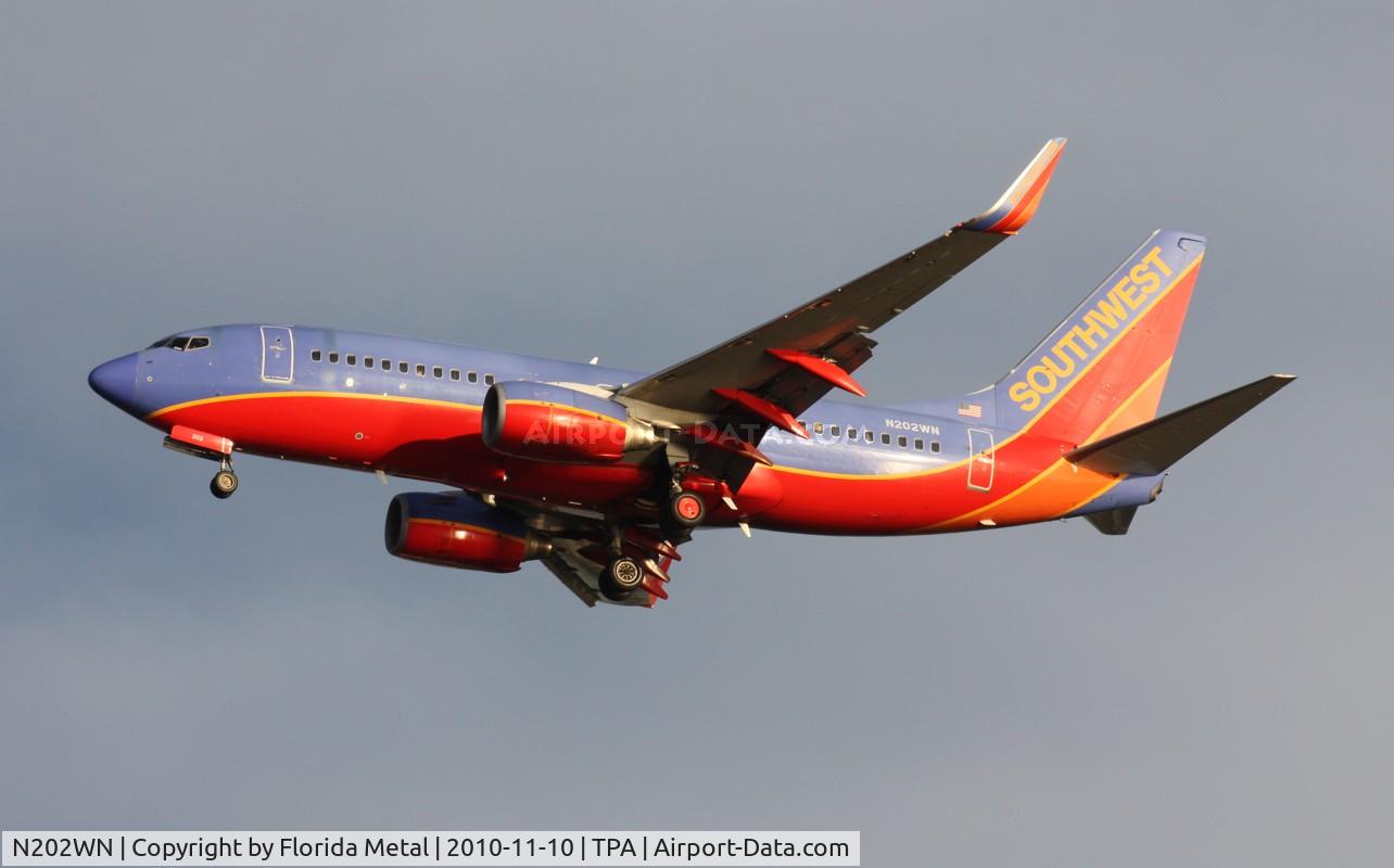 N202WN, 2005 Boeing 737-7H4 C/N 33999, Southwest 737