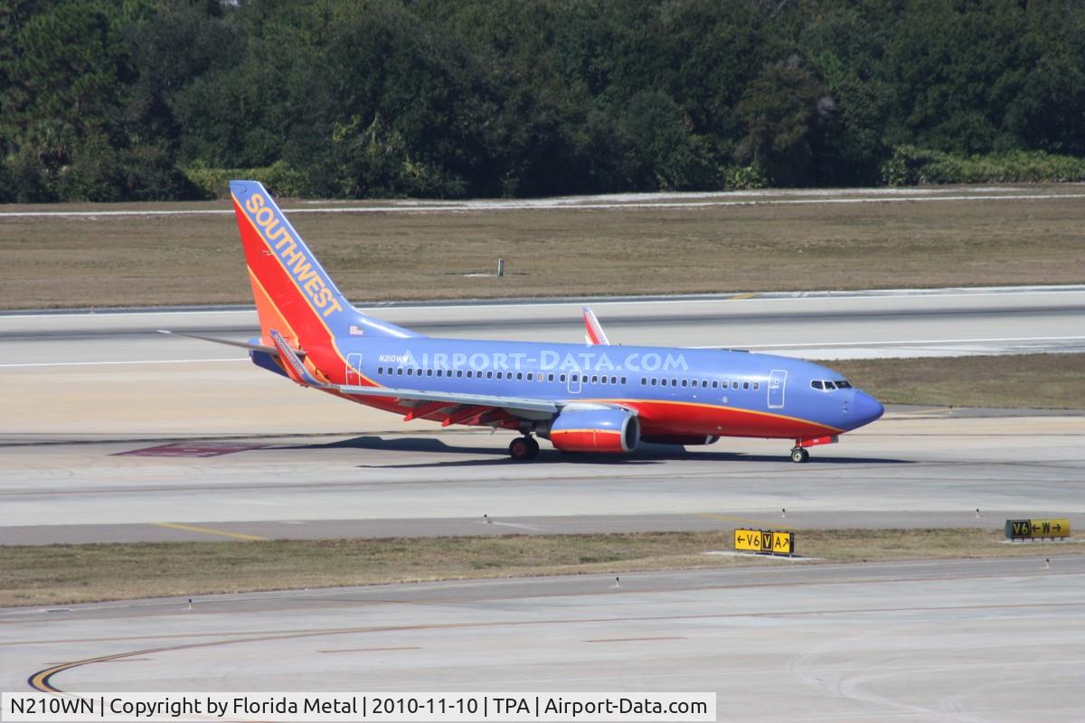 N210WN, 2005 Boeing 737-7H4 C/N 34162, Southwest 737