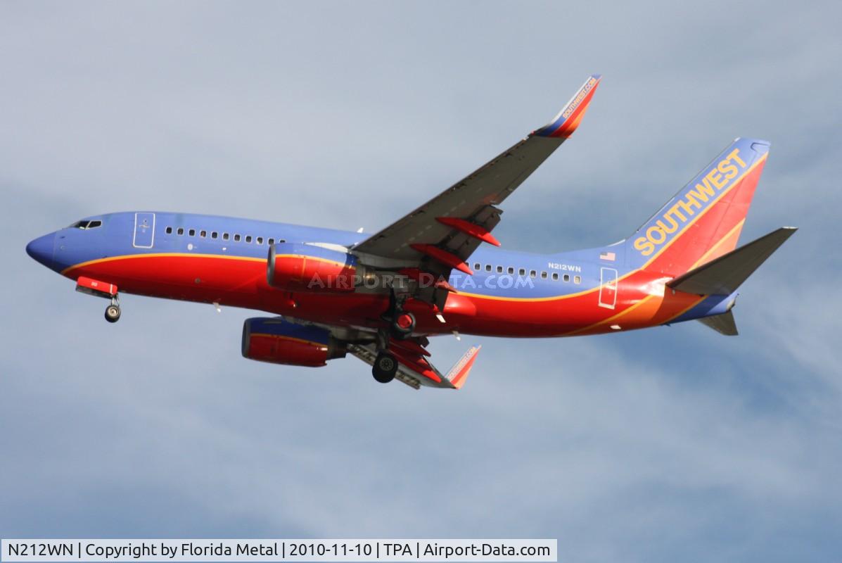 N212WN, 2005 Boeing 737-7H4 C/N 32485, Southwest 737