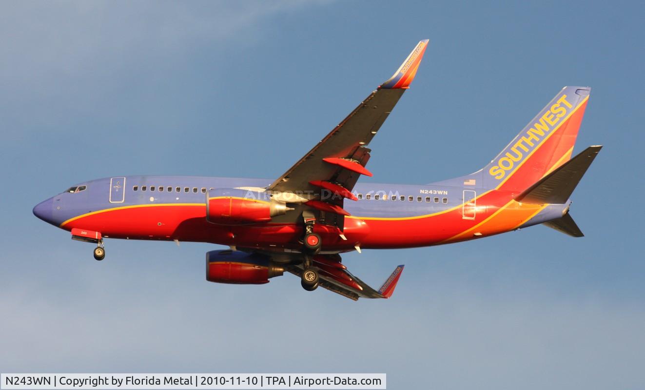 N243WN, 2006 Boeing 737-7H4 C/N 34863, Southwest 737