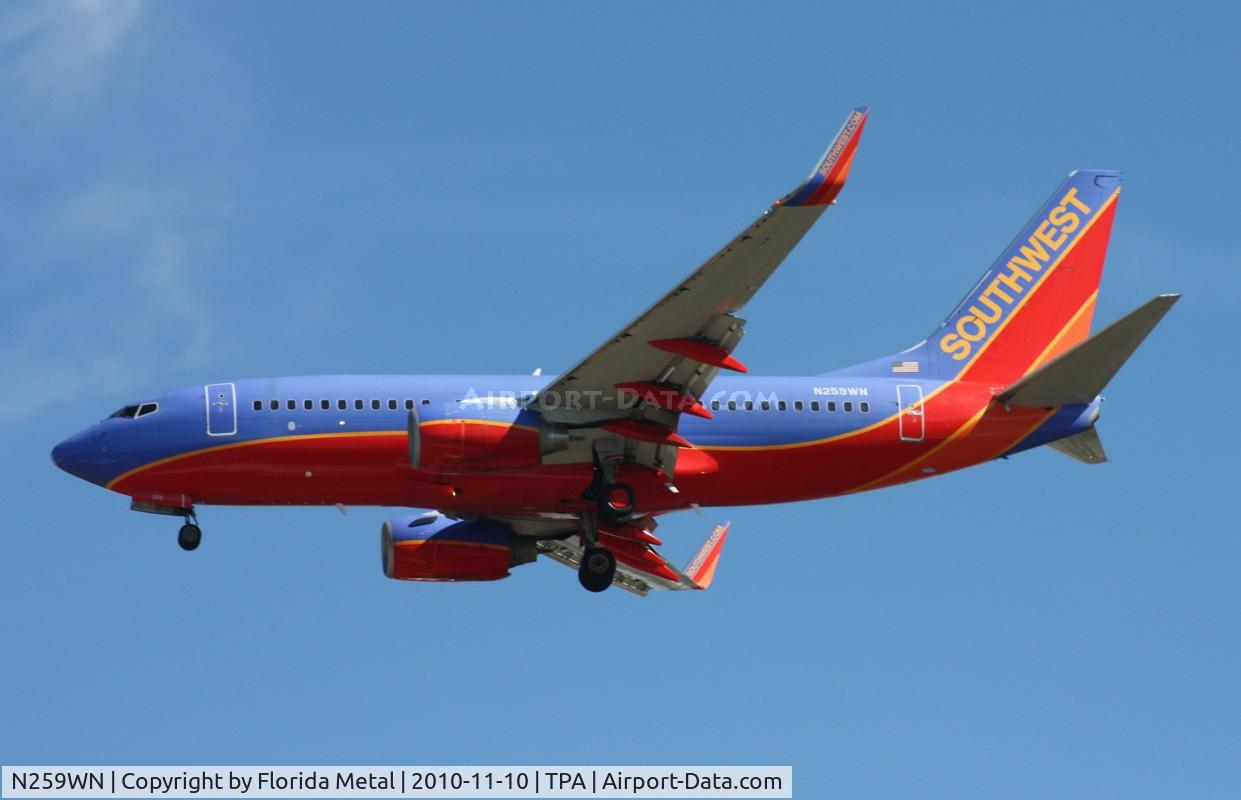 N259WN, 2006 Boeing 737-7H4 C/N 35554, Southwest 737