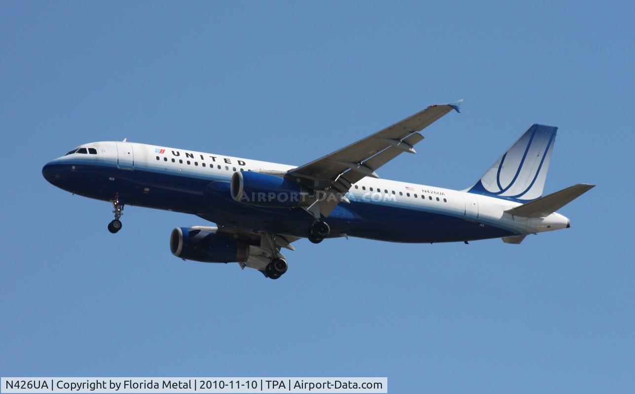 N426UA, 1995 Airbus A320-232 C/N 510, United A320