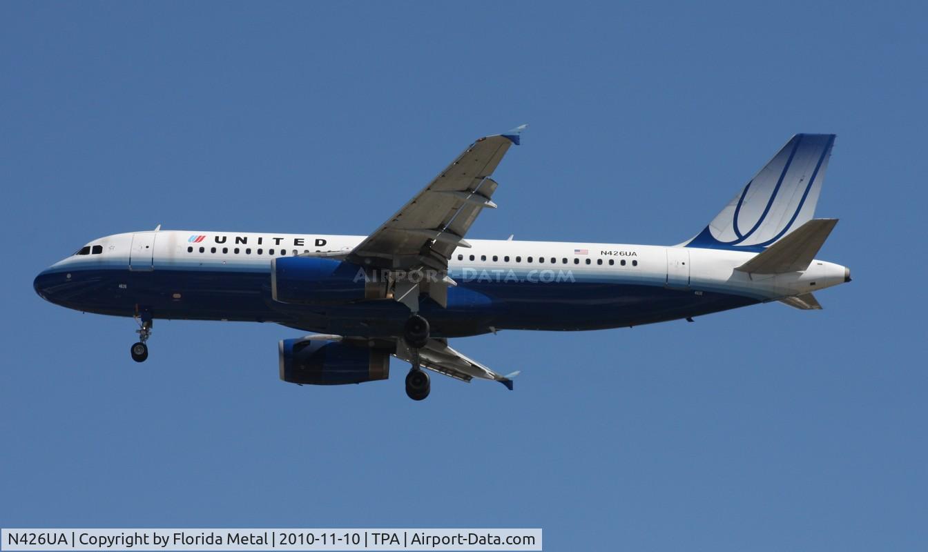 N426UA, 1995 Airbus A320-232 C/N 510, United A320