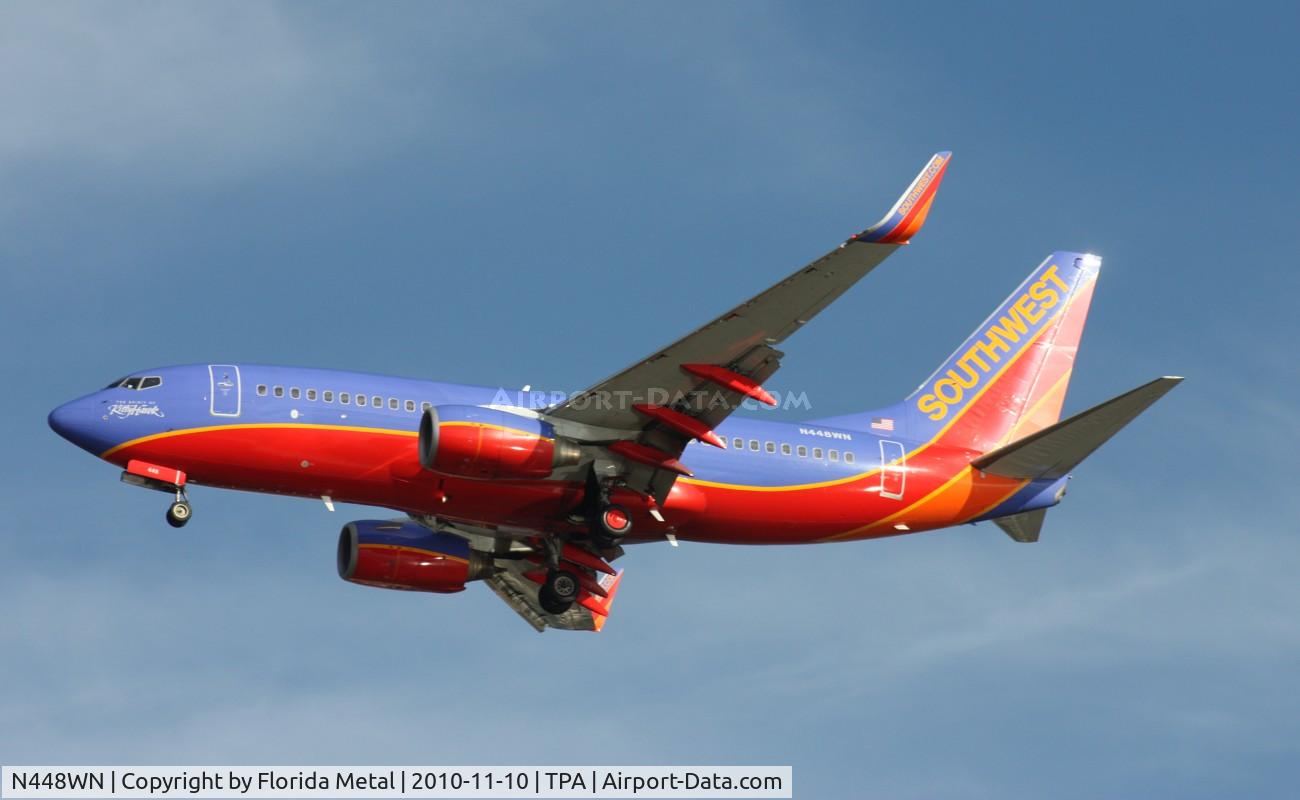 N448WN, 2003 Boeing 737-7H4 C/N 33721, Southwest 737