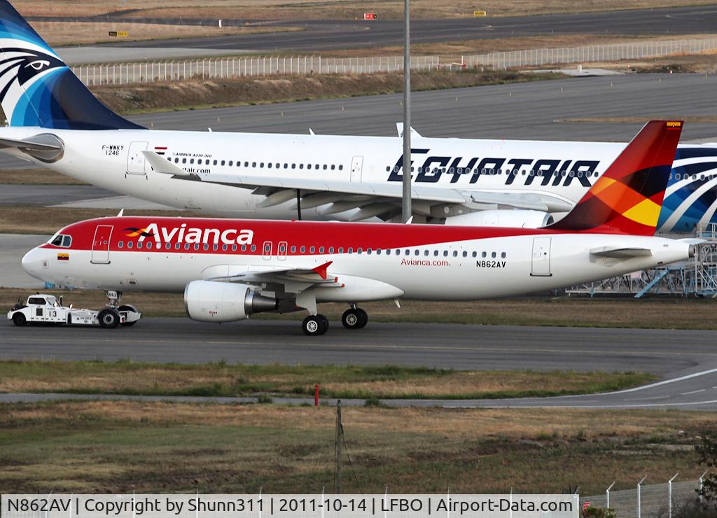 N862AV, 2011 Airbus A320-214 C/N 4862, Delivery very soon now...
