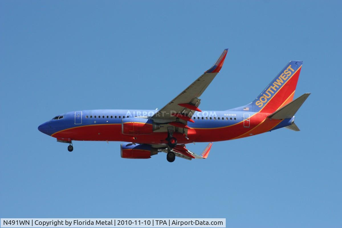 N491WN, 2004 Boeing 737-7H4 C/N 33867, Southwest 737
