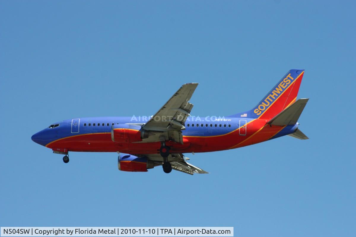 N504SW, 1990 Boeing 737-5H4 C/N 24181, Southwest 737