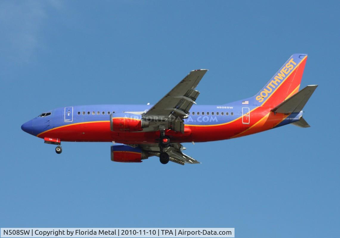 N508SW, 1990 Boeing 737-5H4 C/N 24185, Southwest 737