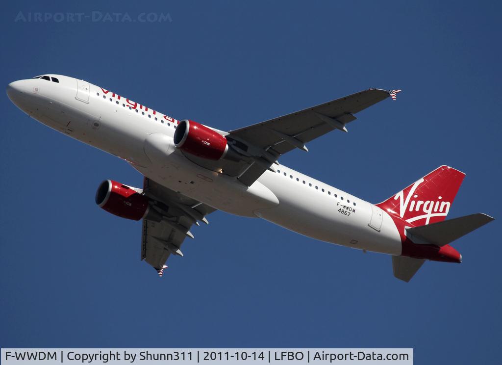 F-WWDM, 2011 Airbus A320-214 C/N 4867, C/n 4867 - To be N845VA