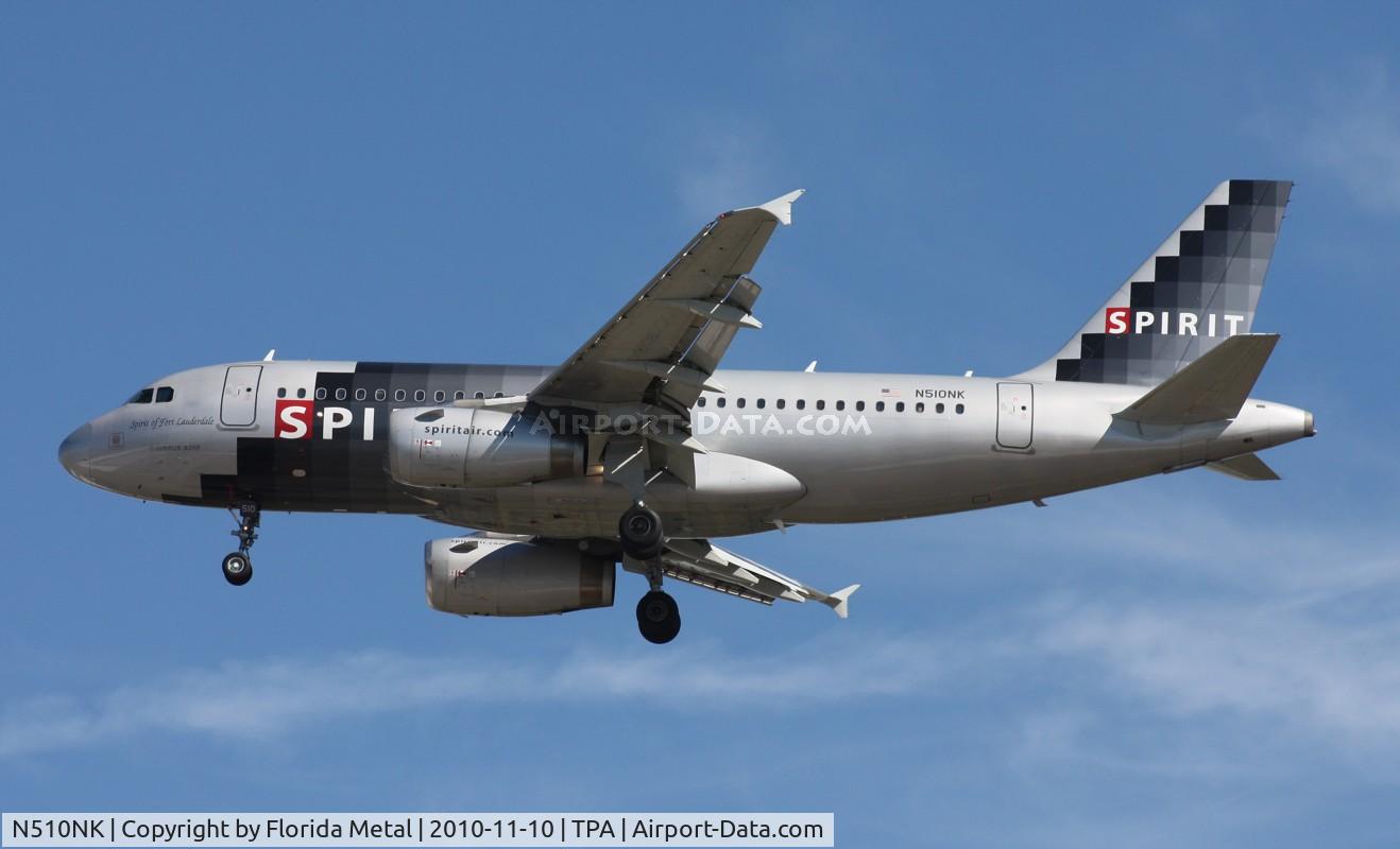 N510NK, 2005 Airbus A319-132 C/N 2622, Spirit A319