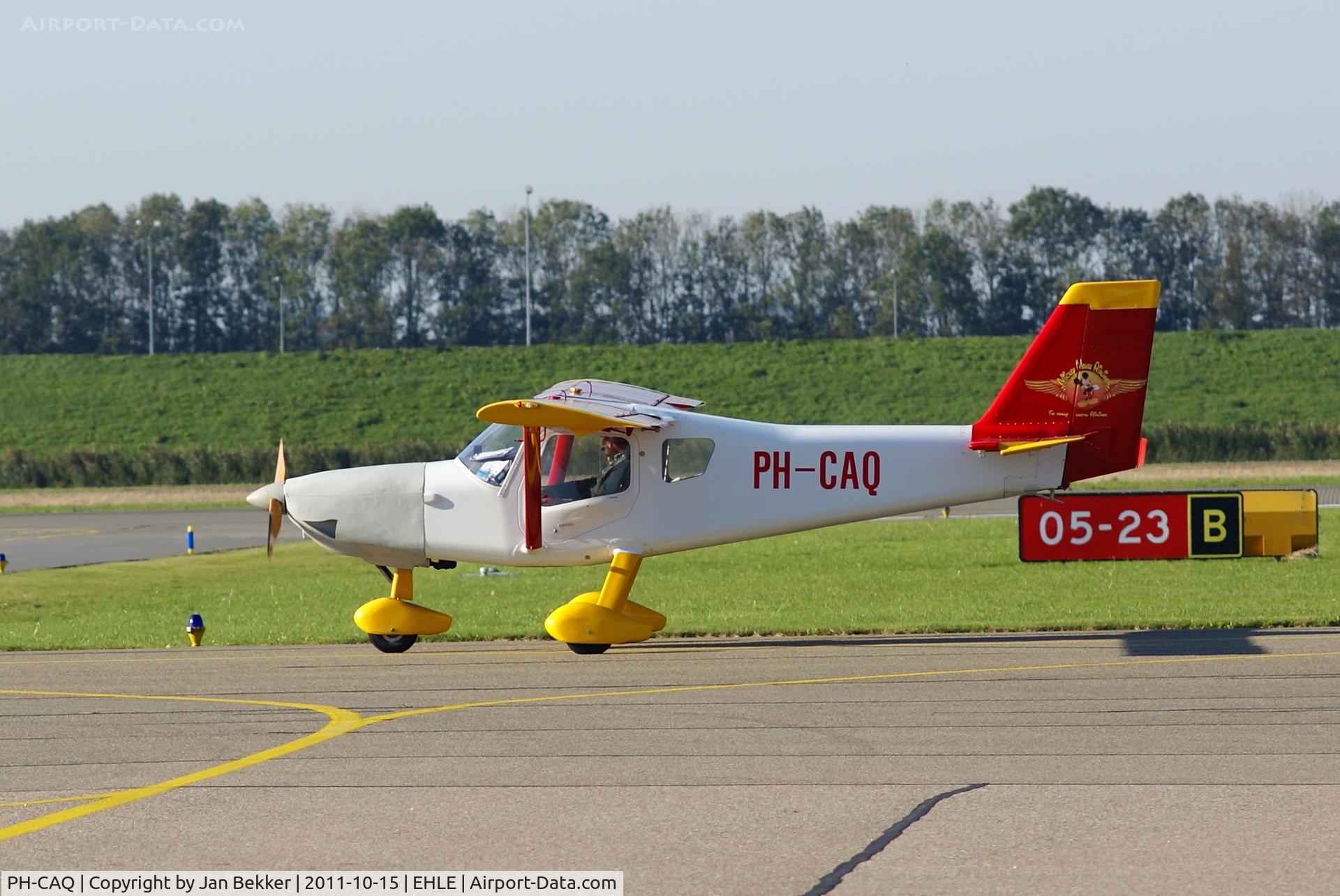PH-CAQ, 2005 Ultravia Pelican PL C/N 686, Going to the runway for take off.