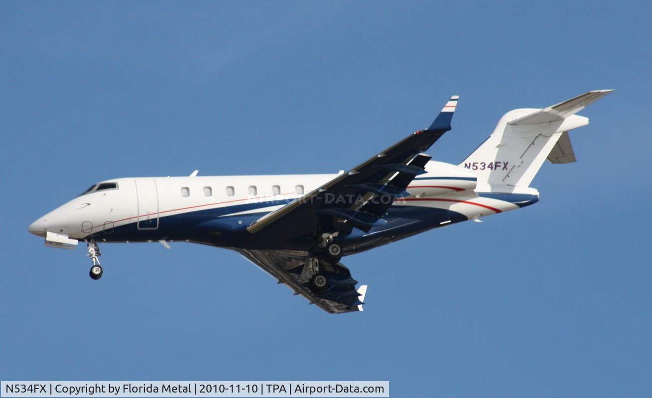 N534FX, 2007 Bombardier Challenger 300 (BD-100-1A10) C/N 20161, Challenger 300