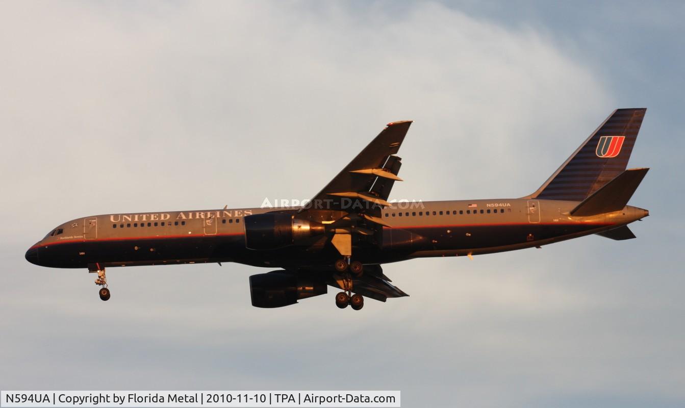 N594UA, 1996 Boeing 757-222 C/N 28145, United 757