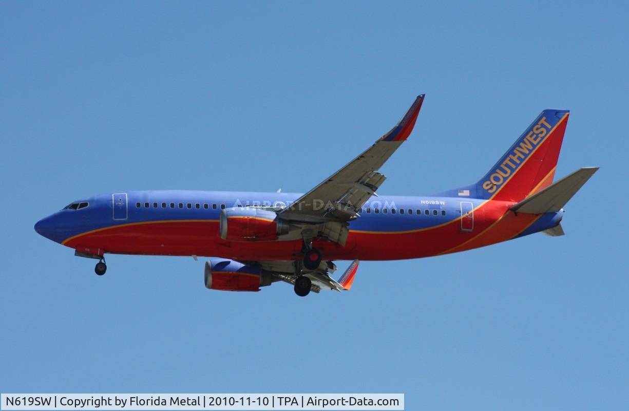 N619SW, 1995 Boeing 737-3H4 C/N 28035, Southwest 737