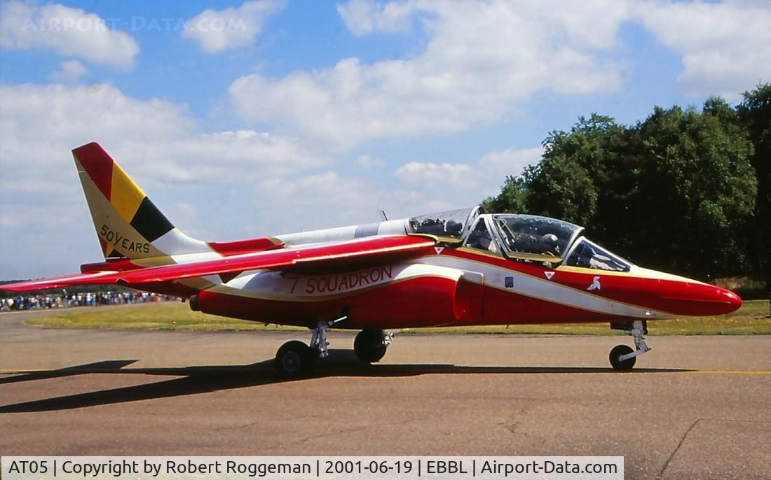 AT05, Dassault-Dornier Alpha Jet 1B C/N B05/1018, 50 YEARS 7 SQUADRON.RED COCOTE.