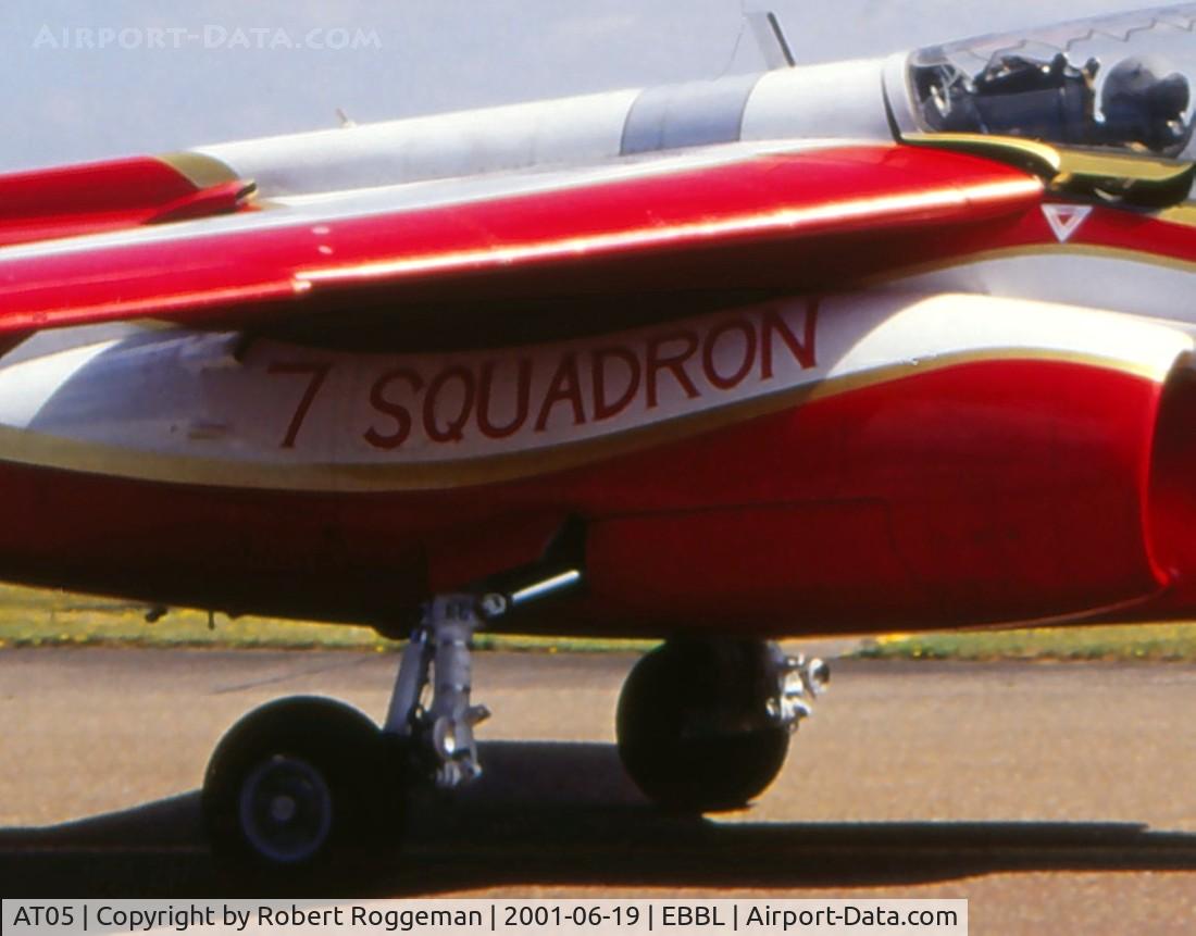 AT05, Dassault-Dornier Alpha Jet 1B C/N B05/1018, 50 YEARS 7 SQUADRON.