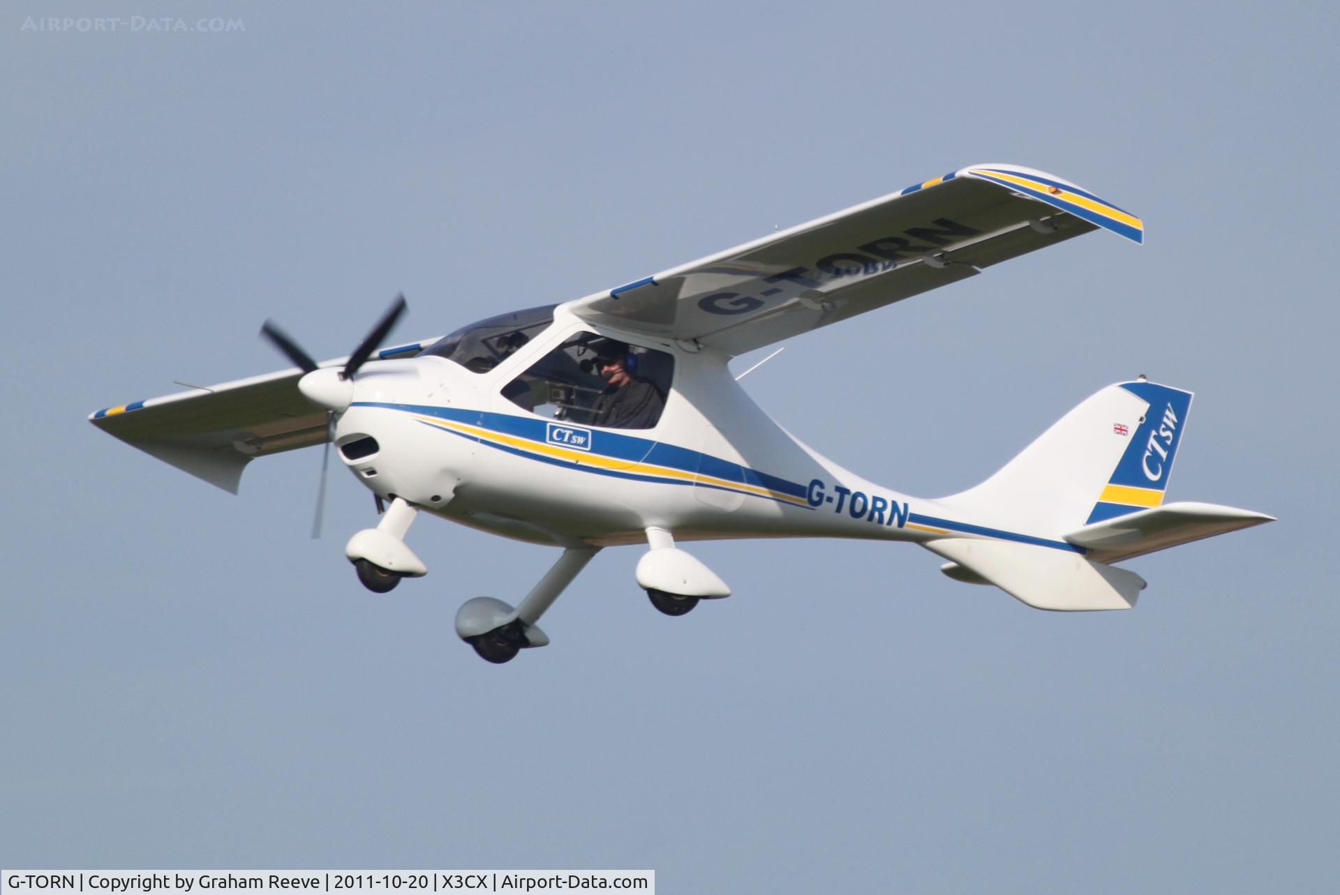 G-TORN, 2006 Flight Design CTSW C/N 8189, Departing from Northrepps.