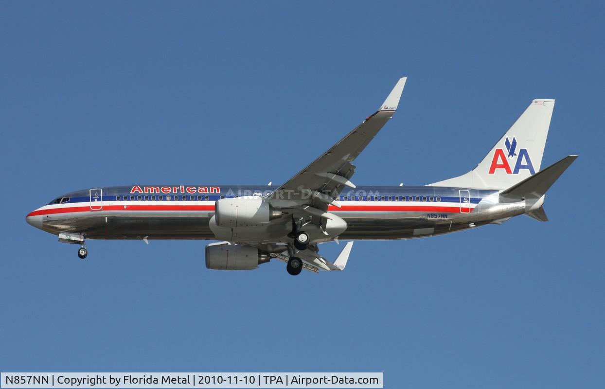 N857NN, 2010 Boeing 737-823 C/N 30907, American 737