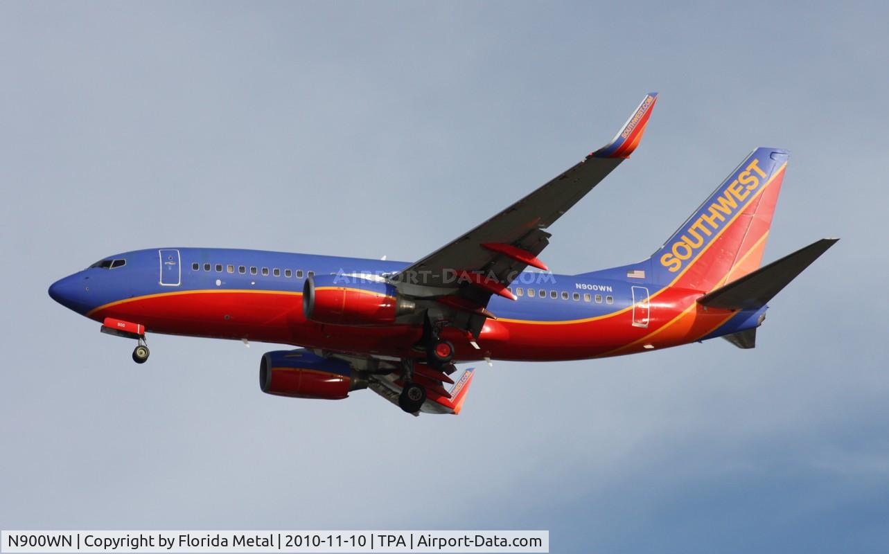 N900WN, 2007 Boeing 737-7H4 C/N 32544, Southwest 737