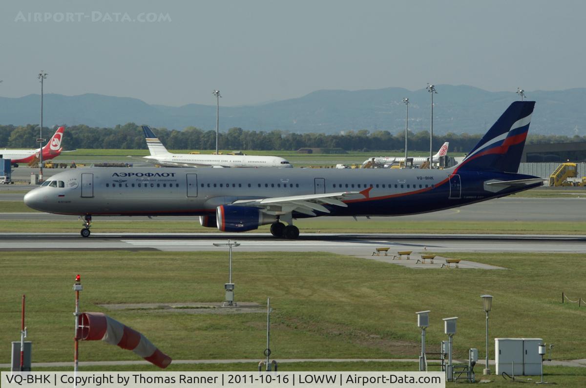 VQ-BHK, 2010 Airbus A321-211 C/N 4461, Aeroflot A321