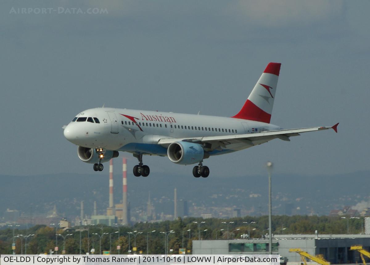 OE-LDD, 2005 Airbus A319-112 C/N 2416, Austrian Airlines Airbus A319