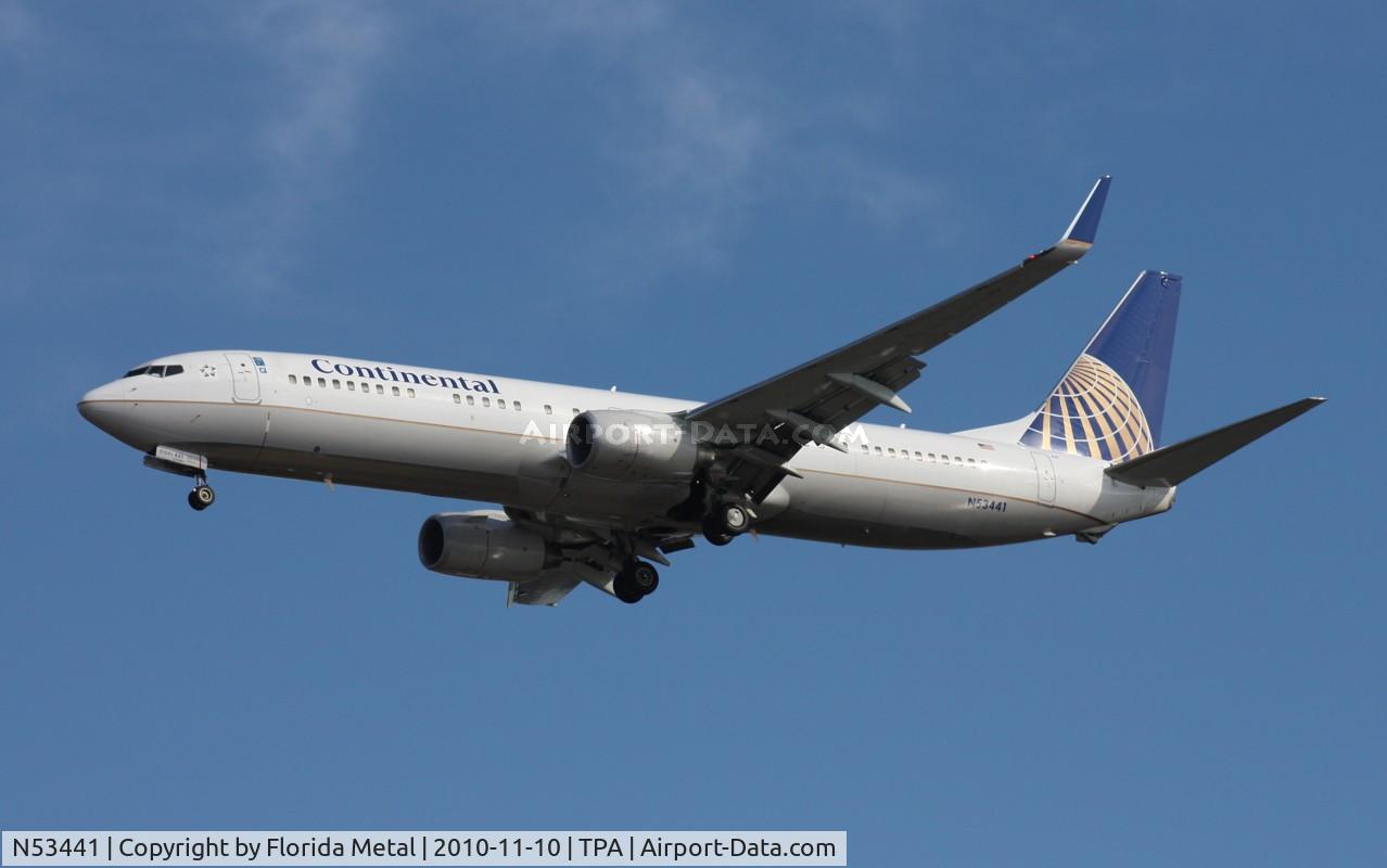 N53441, 2009 Boeing 737-924/ER C/N 30131, Continental 737