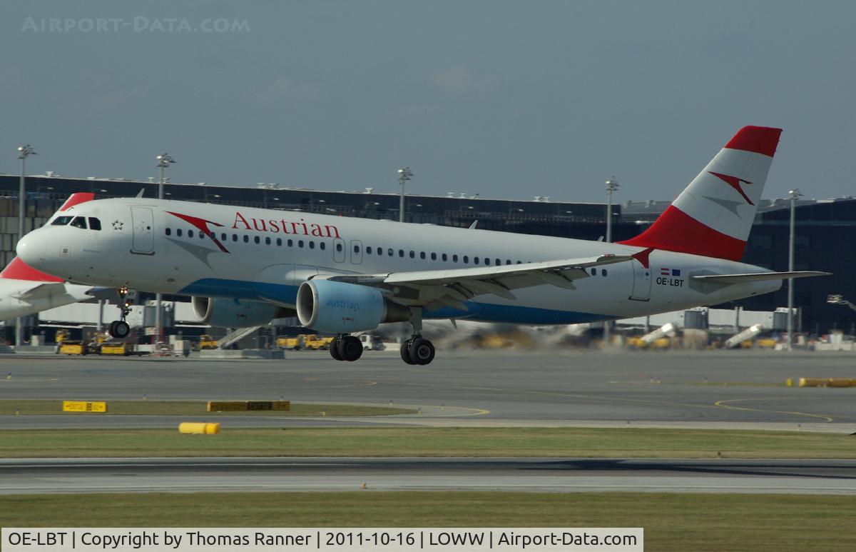 OE-LBT, 2000 Airbus A320-214 C/N 1387, Austrian Airlines Airbus A320