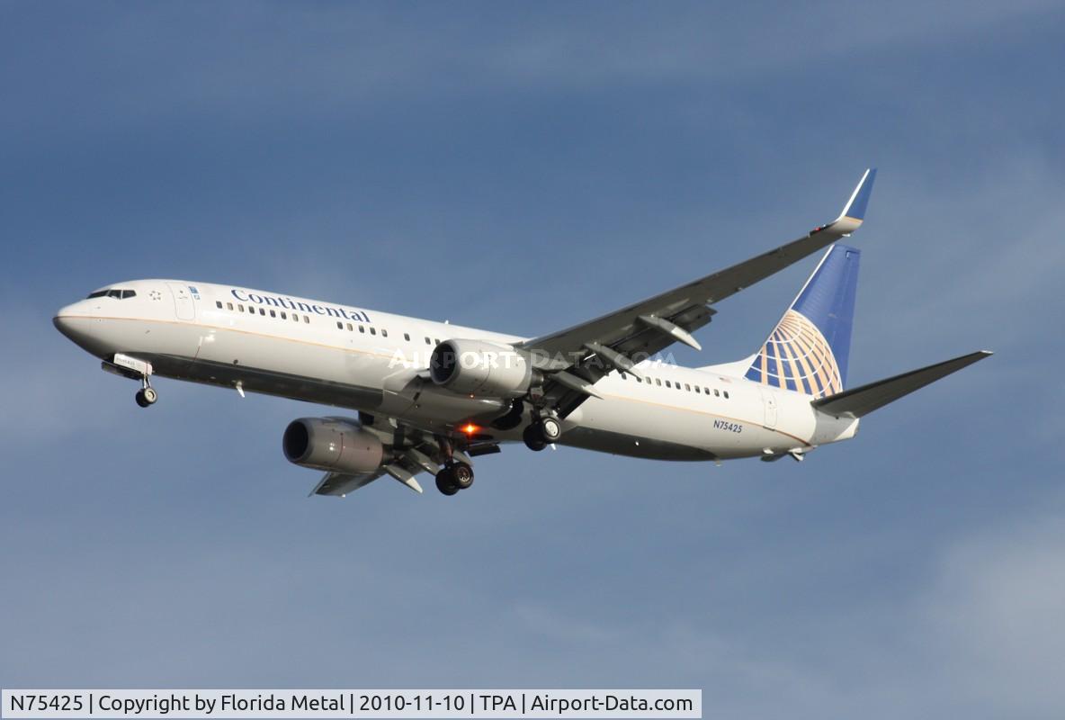 N75425, 2008 Boeing 737-924/ER C/N 33460, Continental 737