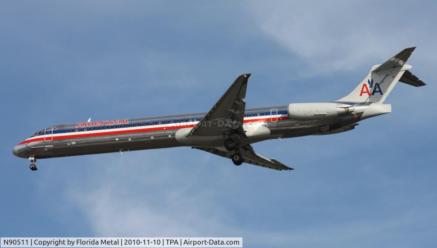 N90511, 1989 McDonnell Douglas MD-82 (DC-9-82) C/N 49805, American MD-82